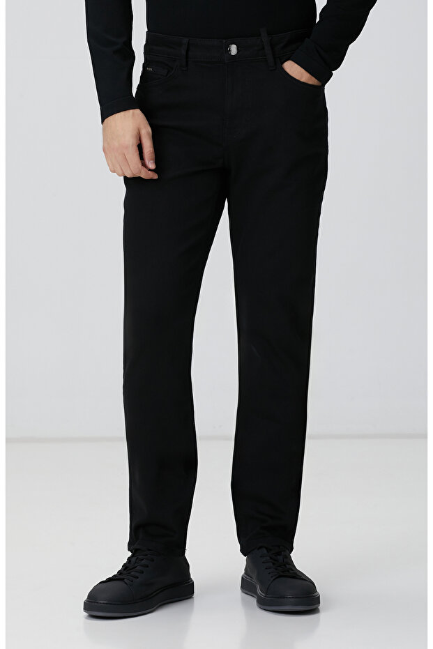 Siyah Denim Pantolon - 2
