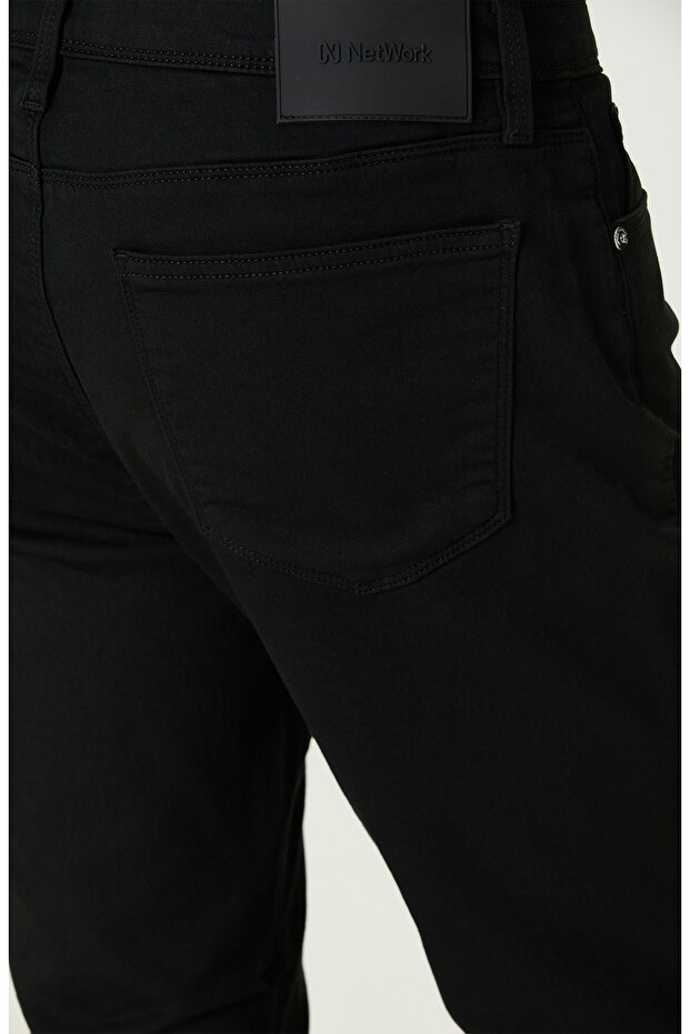 Siyah Casual Pantolon - 5