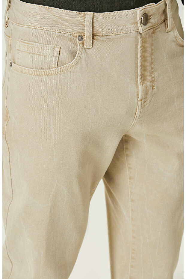 Açık Haki Denim Pantolon - 4