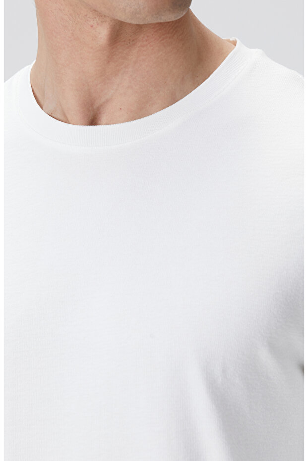 Kırık Beyaz T-shirt - 6