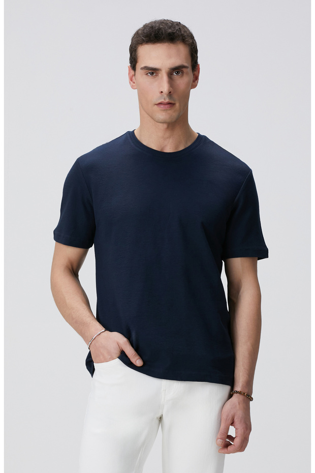 Lacivert T-shirt - 1