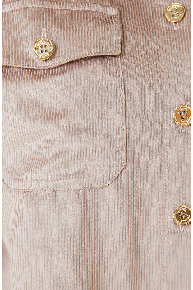 Vizon Fitilli Kadife Dış Gömlek - 5