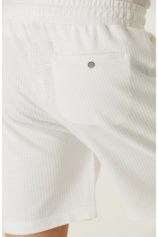 Ekru Şort - 5