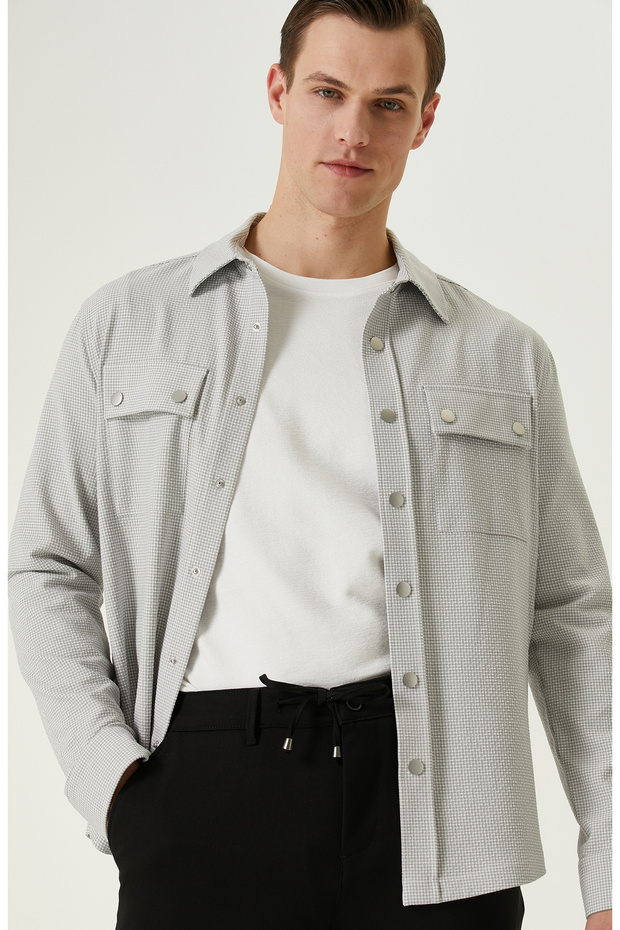 Gri Dış Gömlek - 2