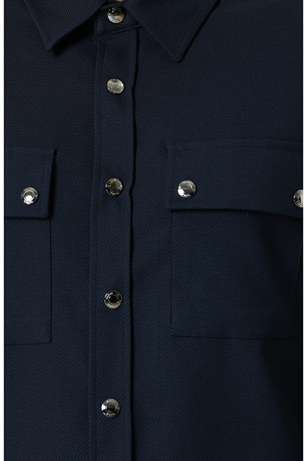 Lacivert Dış Gömlek - 7