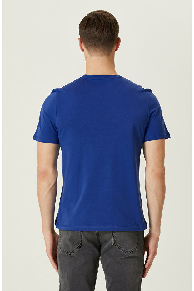 Saks Baskılı T-Shirt - 5