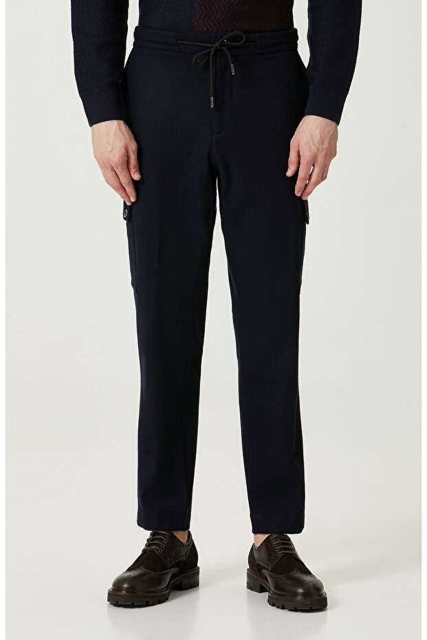 Lacivert Kargo Pantolon - 2