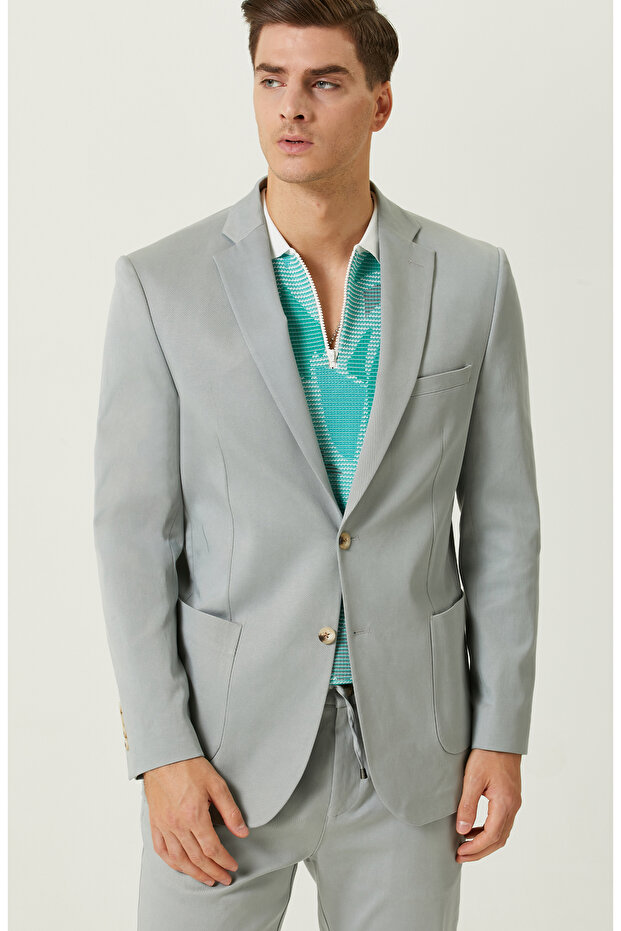 Yeşil Blazer Ceket - 6