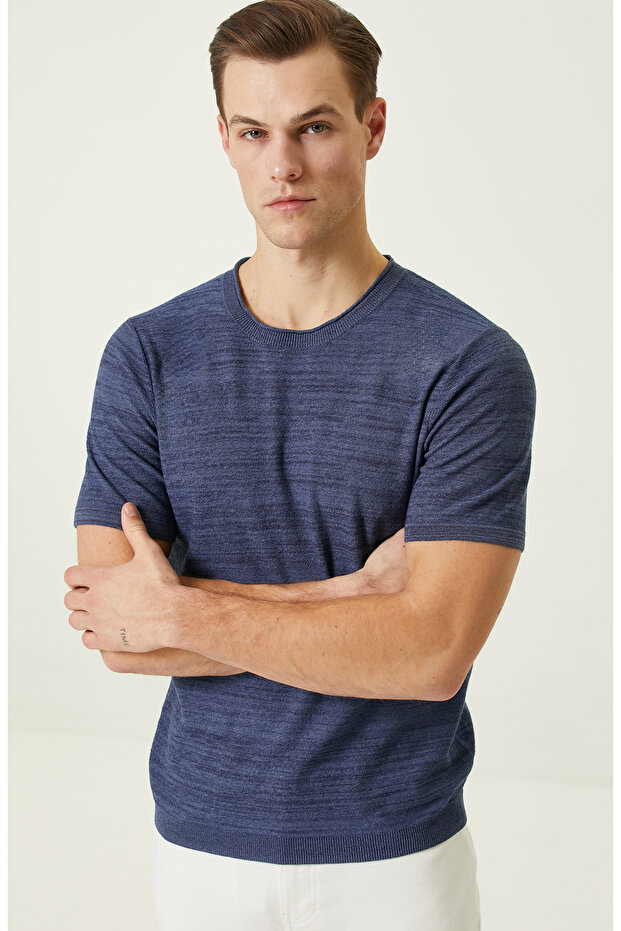 Lacivert Mavi Triko - 2