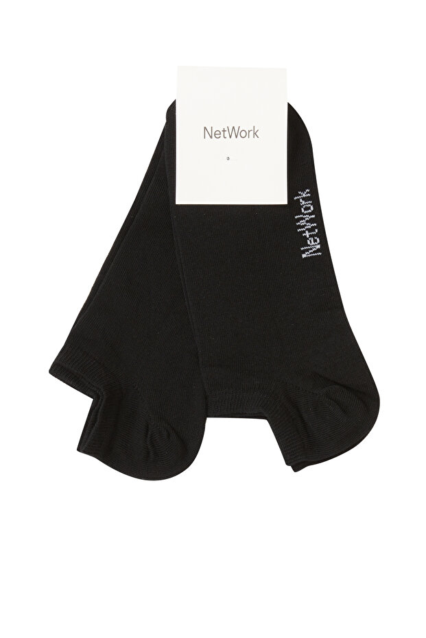 Siyah 2'Li Çorap Set - 1