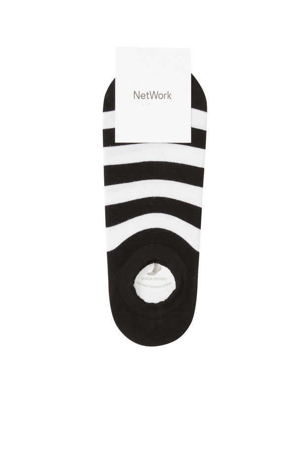 Siyah Beyaz Çorap - 1