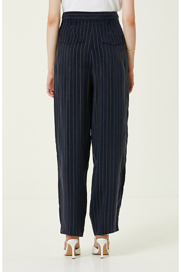 Lacivert Pantolon - 5