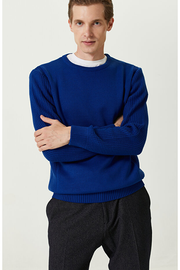 Saks Bisiklet Yaka Kazak - 6