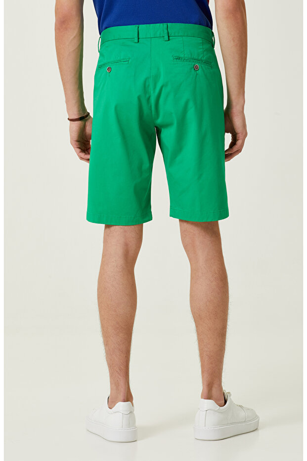 Yeşil Duble Paça Şort - 3