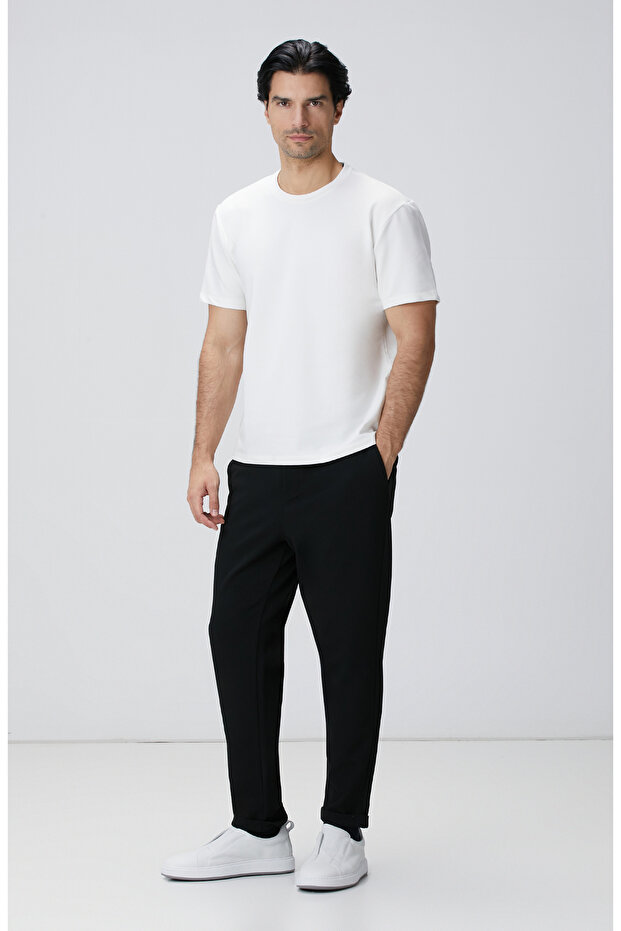 N-Tech Kırık Beyaz Basic T-shirt - 3