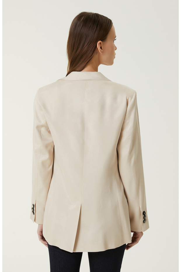 Bej Blazer Ceket - 6