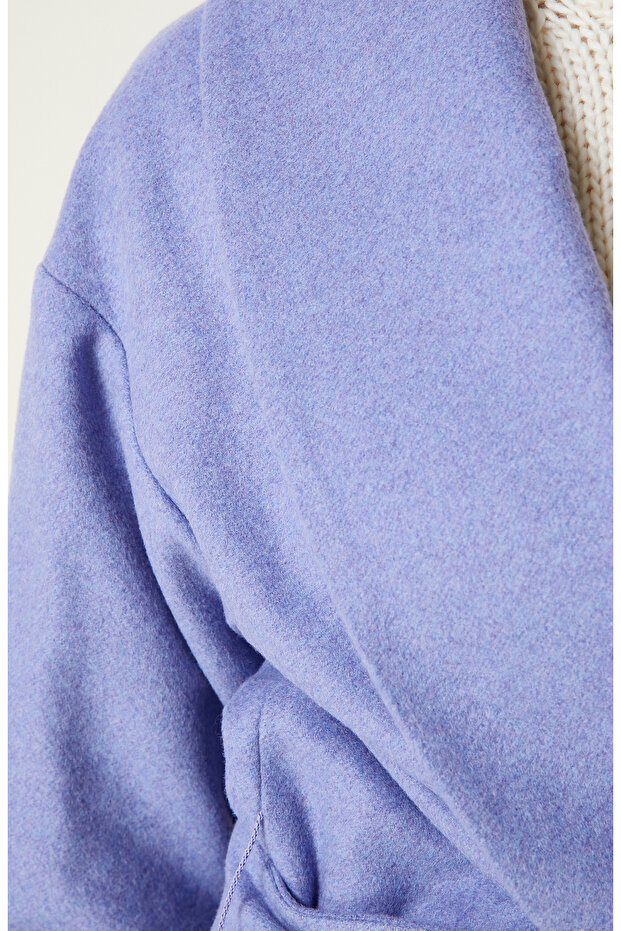 Lila Kemerli Manto - 5