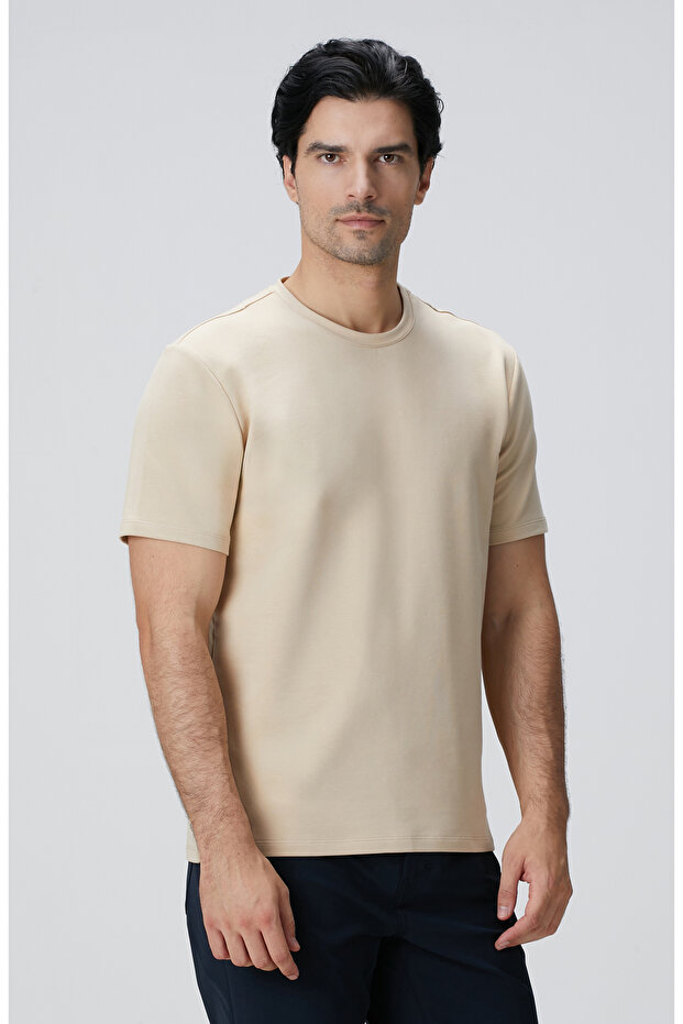 N-Tech Bej T-shirt - 4