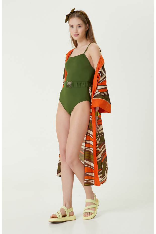 Haki Desenli Mayo - 2