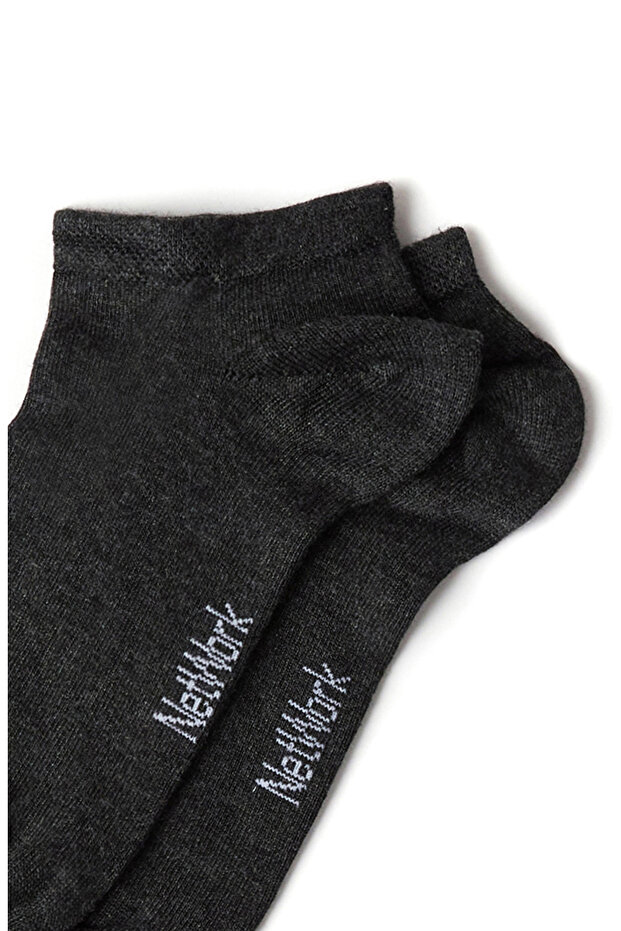 Gri Antrasit 2li Erkek Bambu Çorap Seti - 2