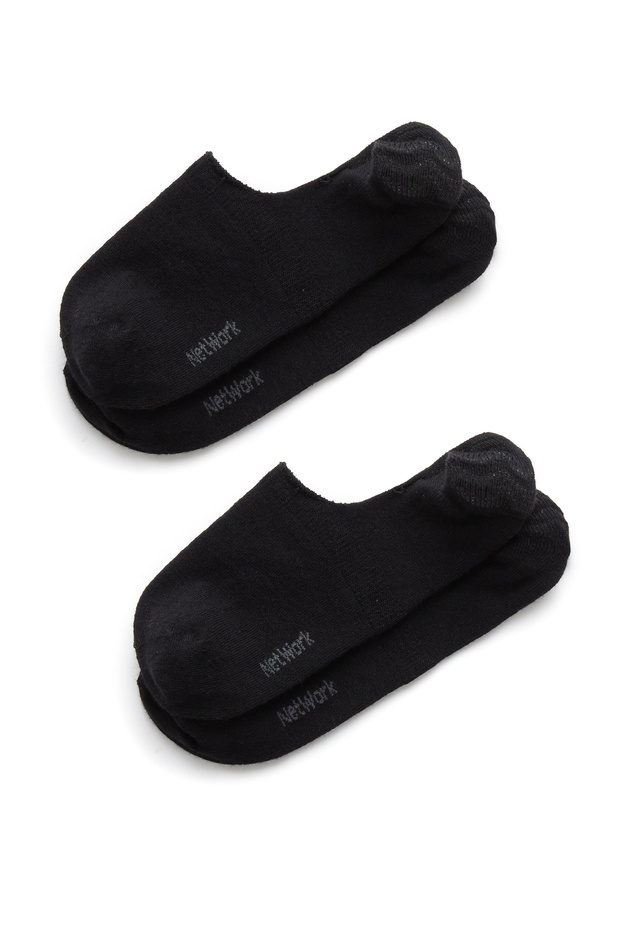 Siyah 2li Erkek Bambu Çorap Seti - 1