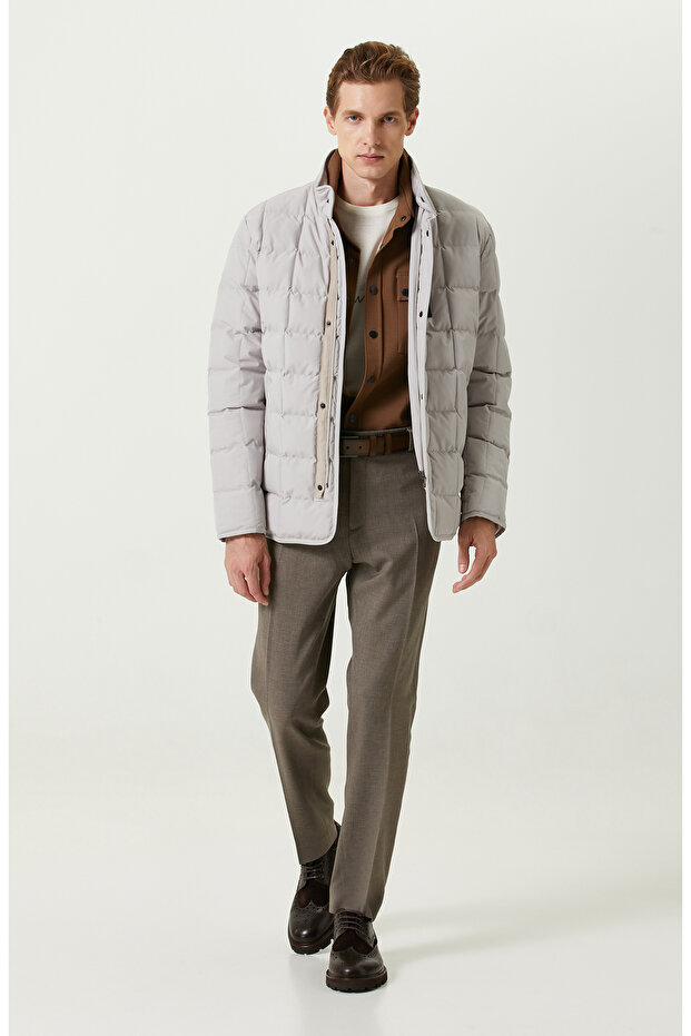 Ekru Nakış Detaylı Kazak - 2