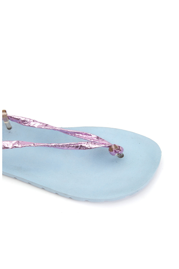 Pembe Kadın Sandalet - 5