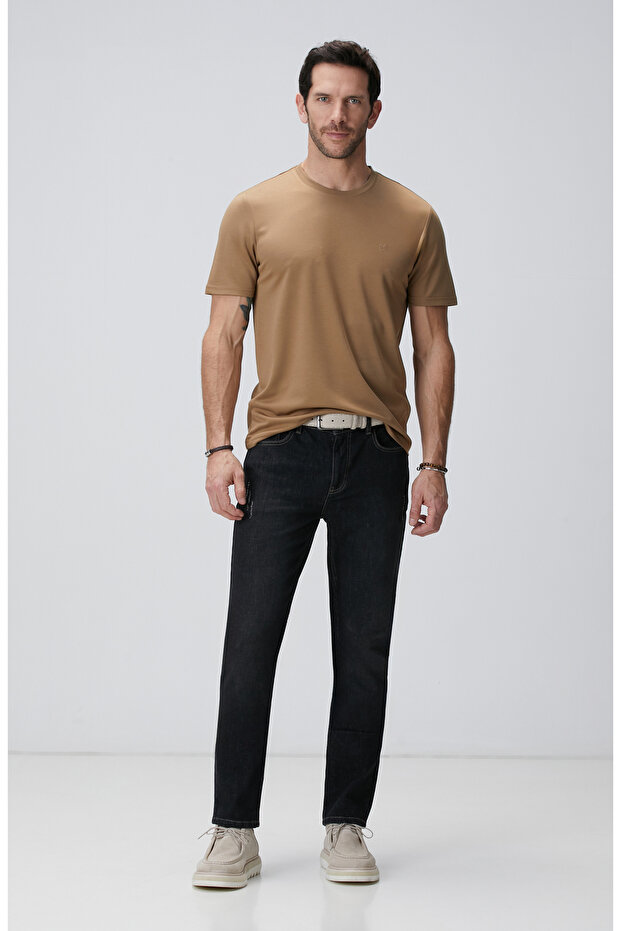 Antrasit Denim Pantolon - 1