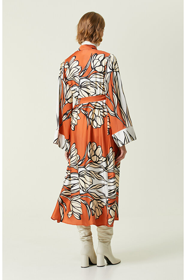 Tarçın Uzun Boy Elbise - 5