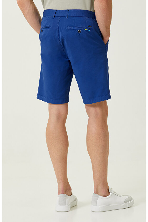 Saks Mavisi Şort - 3