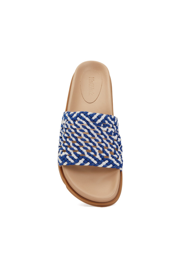 Saks Beyaz Kadın Terlik - 4