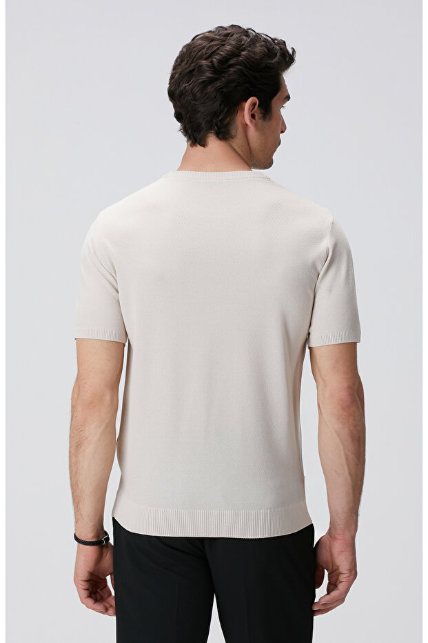 Taş Kısa Kol Kazak - 5