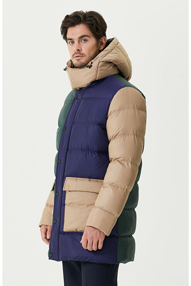 Lacivert Camel Mont - 4