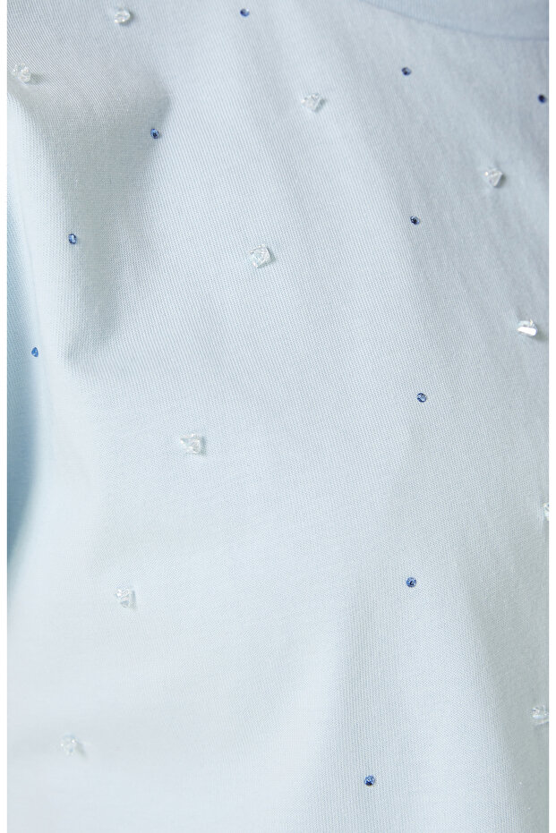 Açık Mavi T-Shirt - 5