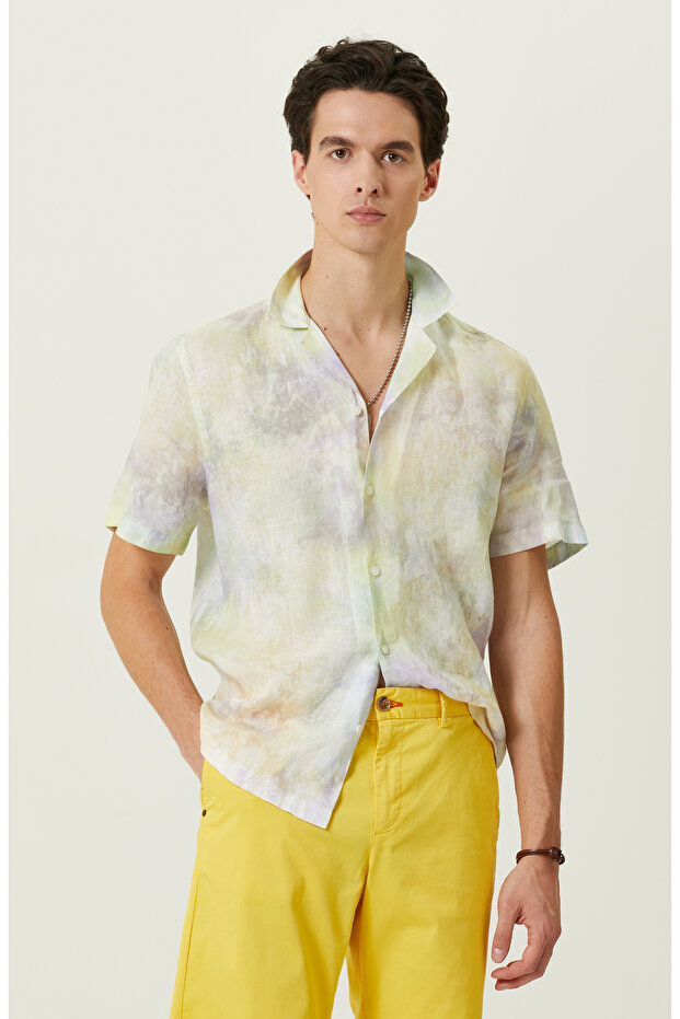 Renkli Batik Gömlek - 1