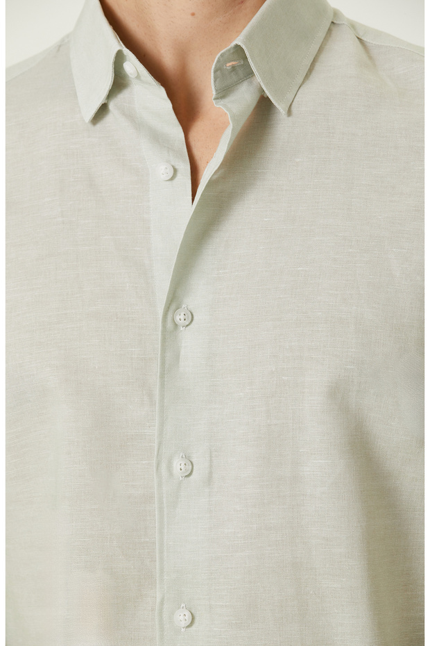 Yeşil Degrade Gömlek - 7