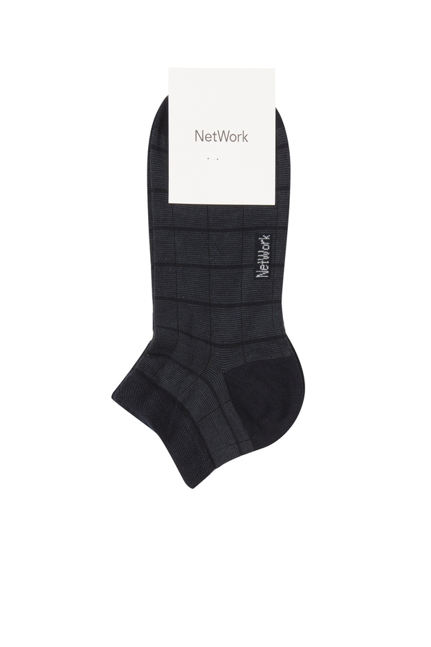 Siyah Lacivert Çorap - 1