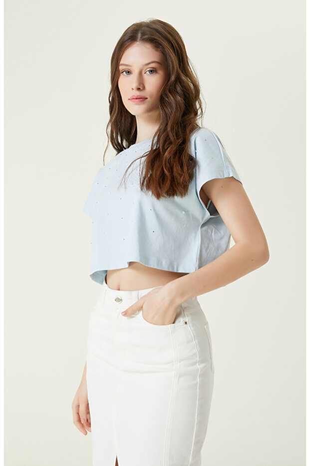 Açık Mavi T-Shirt - 4