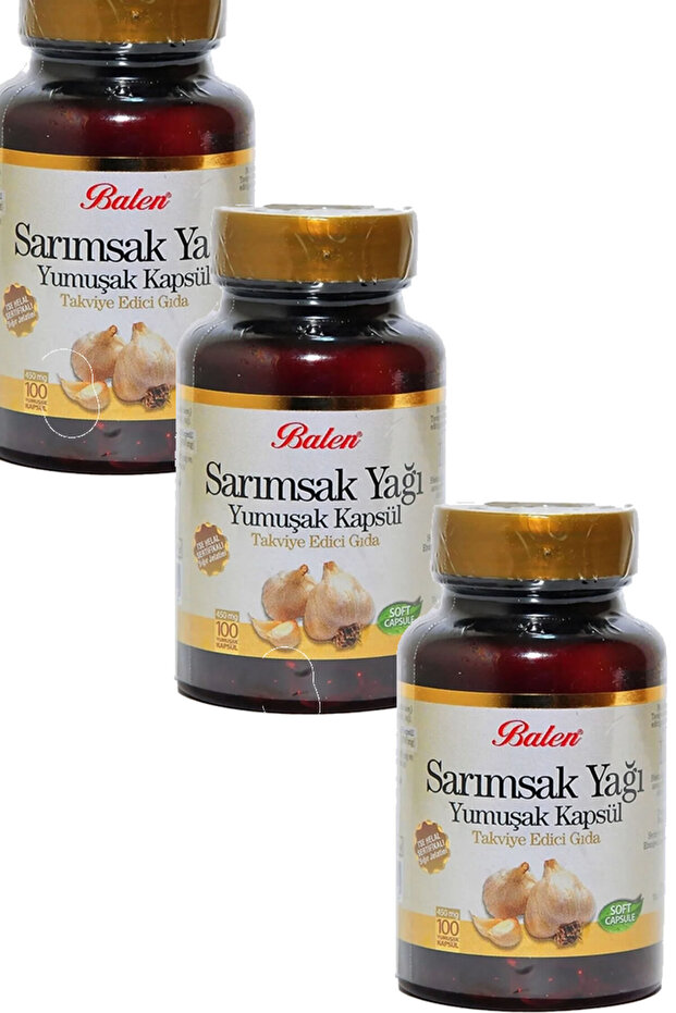 Sarımsak Yağı Yumuşak Kapsül 3 X 100 Adet Kapsül 450 Mg - 1