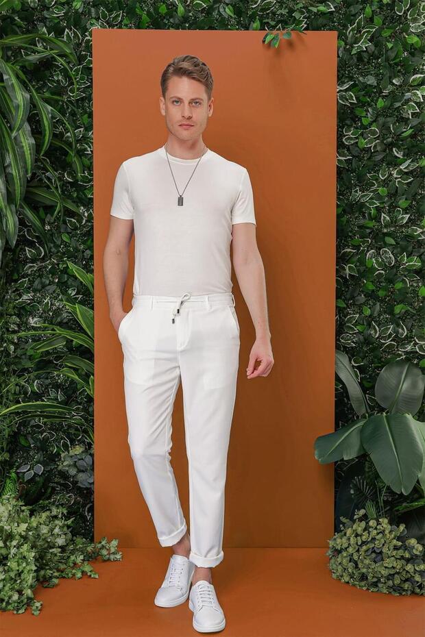ATP 030 Ekru Spor Pantolon - 2