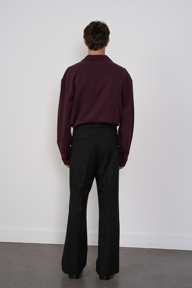 Flare Kumaş Pantolon - 5