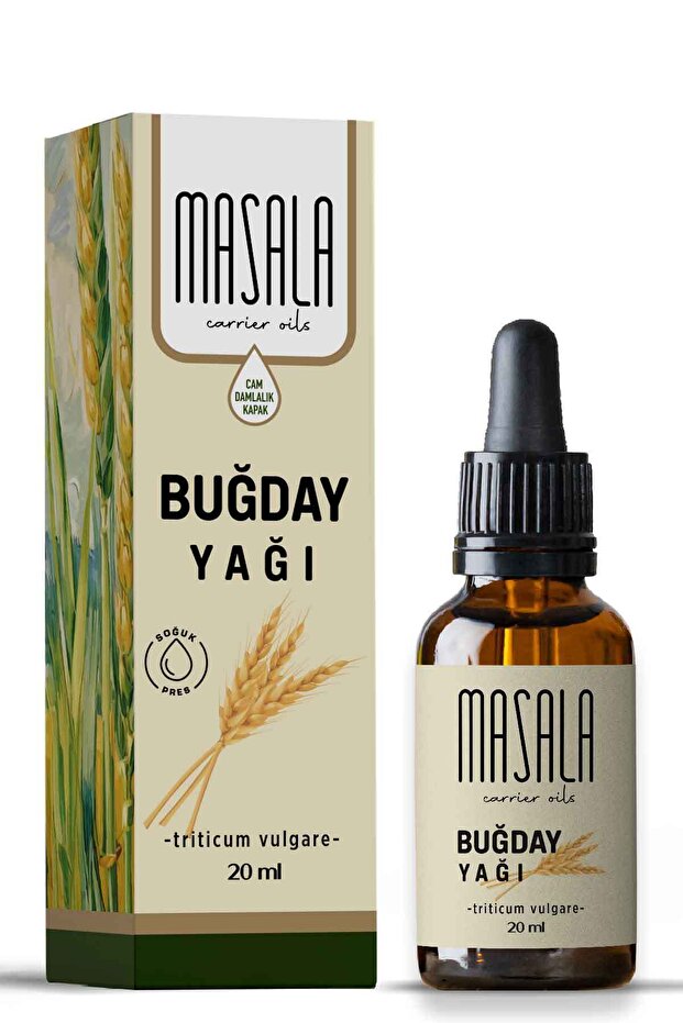 Wheat Oil 20 Ml. Cold Press (Wheat Carrier Oil)