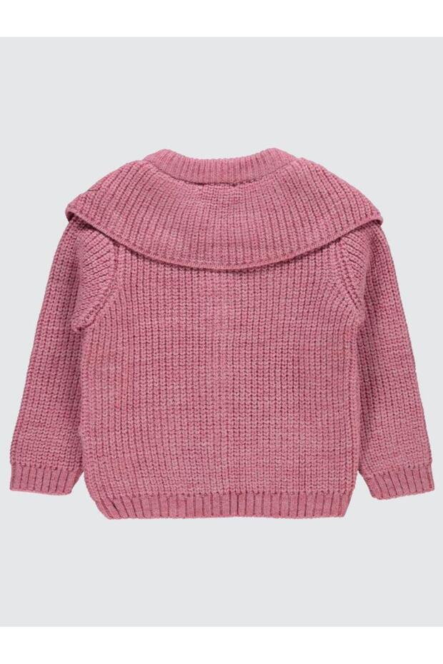 Kız Çocuk Triko Hırka 2-5 Yaş Gül - 1