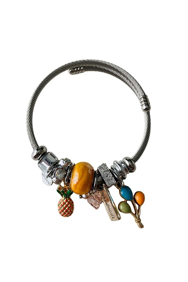 Women's Model Charm Steel Bracelet