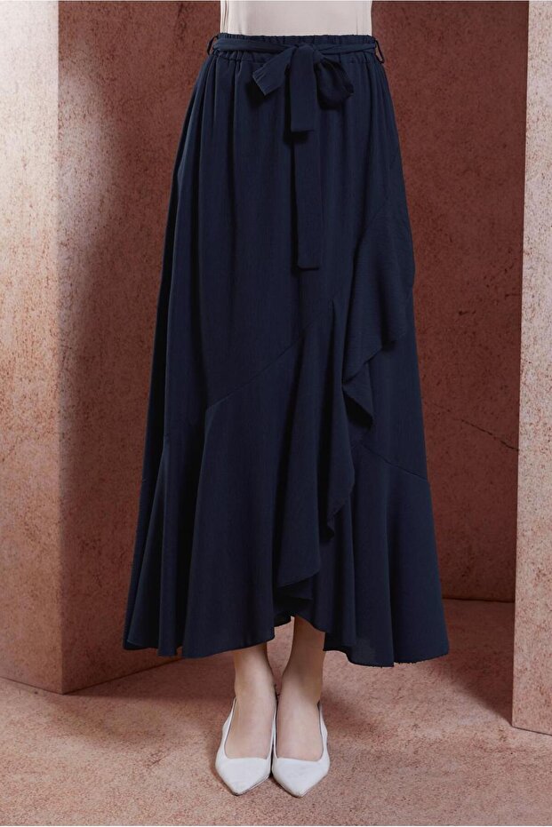 Belted Volanli Skirt 60574