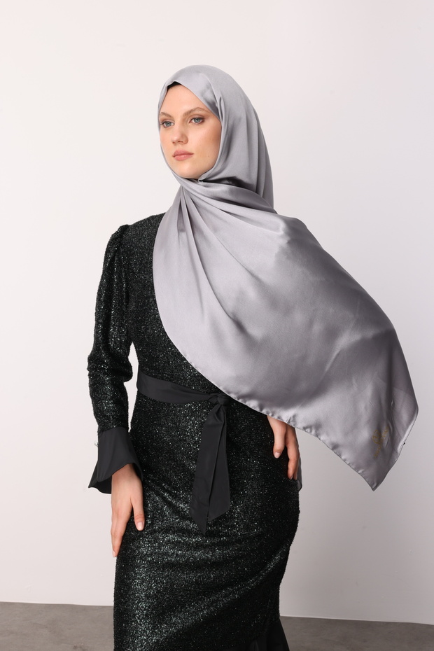 Gri Diamond Aura Şal - 3