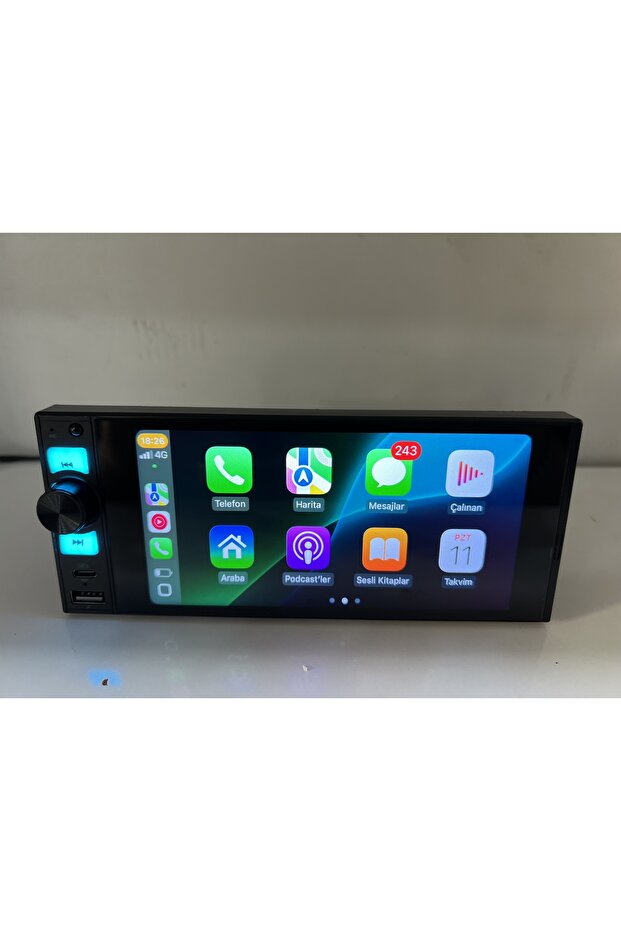 X-431 6* TEK DİN CARPLAY ANDROİD AUTO MULTİMEDYA AHD KAMERA - 5
