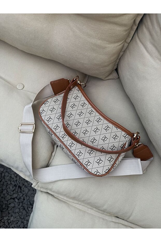 Farme Monogram Taba Baget Ve Çapraz Çanta - 1