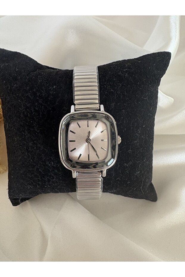 Gümüş renk saat - 1