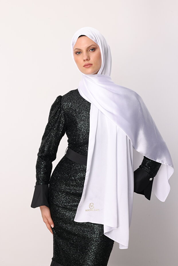 Beyaz Diamond Aura Şal - 3